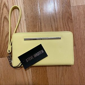 - Steve Madden Yellow Wristlet